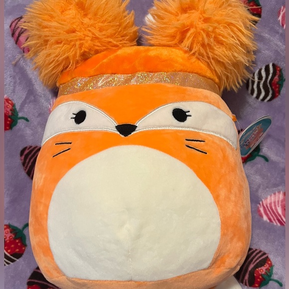 Squishmallow Squish-Doos‎ 10" Mallora The Orange Fox Plush - Picture 2 of 8